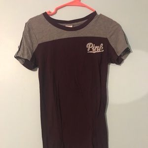 Maroon & Grey T-shirt